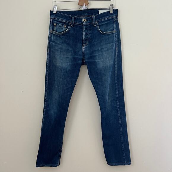 Rag & Bone STANDARD ISSUE Slim Straight Leg Jeans Size 30 / Fit 3 - Athletic - Picture 1 of 15